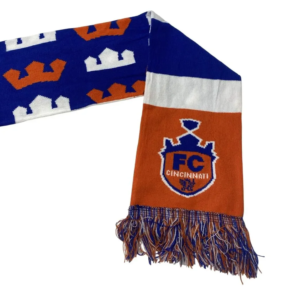 FC Cincinnati Forever Winter Knit Scarf Idegy30 MLS Soccer FCC Fan Gear